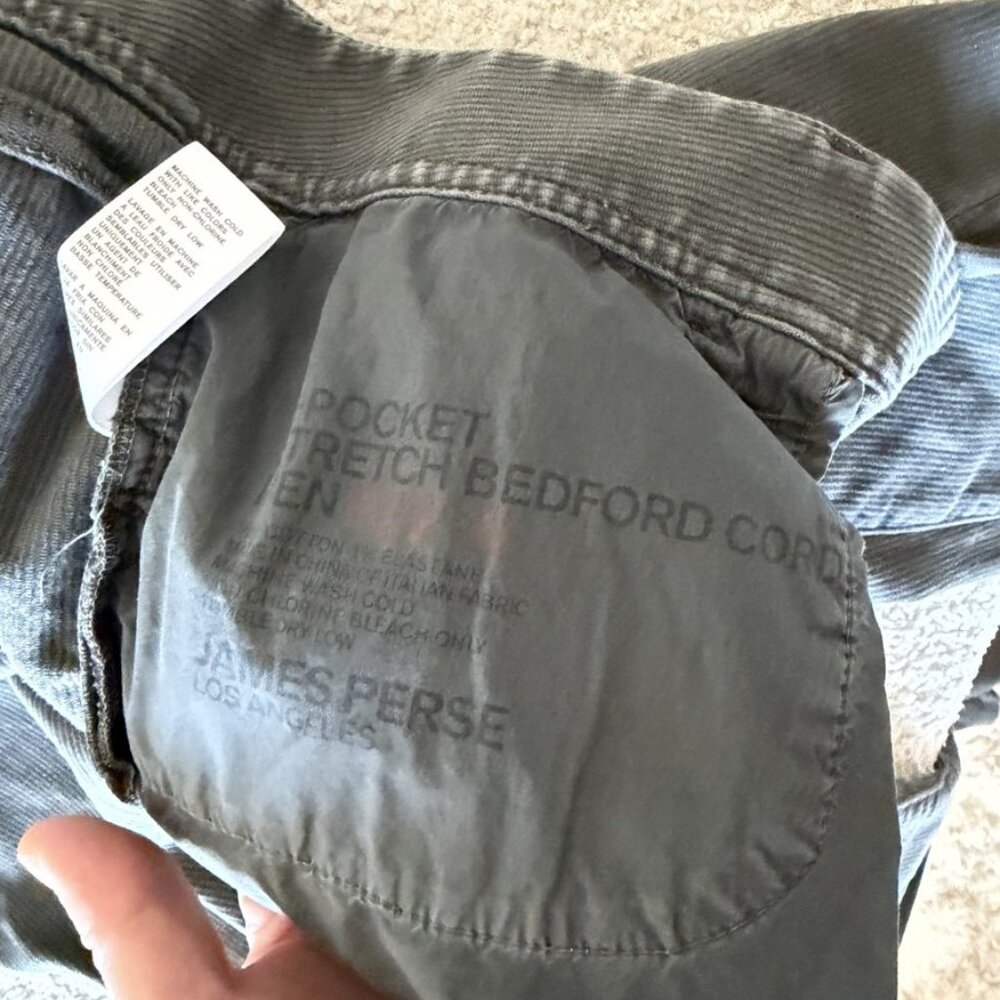 James Perse Bedford Cord Pants Size 32